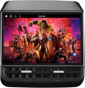 lot 19317 image: SNKOL 8.66 inch Rear Display Screen for Tesla Model 3 2020-2024&Model Y 2019-2024 Android 13 4G64G Rear Entertainment Display Support Air Conditioning Control Seat Heating Qualcomm chip(Wifi Version)
