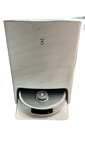 lot 19353 image: Ecovacs OMNI Station Docking Unit and Vacuum (cosmetic damage on top) (right panel loose)