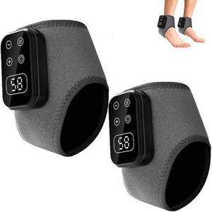 lot 20238 image: GROTOLY 2Pcs Foot Triple Method Massager,3-in-1 Portable Foot and Ankle Massager Heated Wrap,3-Speed & 5-Temperature Triple Technology Foot Massager Ankle for Home Office Travel