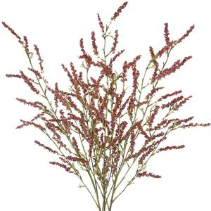 lot 20278 image: GhuaH 3 Pcs Artificial Flowers Branchs Wheat Stalks Bundle Fake Fall Flowers Stems with Mini Berries Brown Red Faux Floral Arrangements for Vase Home Wedding Centerpieces Thanskgiving Decor 42