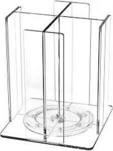 lot 4181 image: Clear Acrylic Rotating Stand