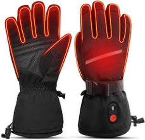 lot 8368 image: Multper USB Rechargeable Heated Ski Gloves