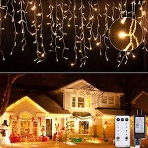 lot 13690 image: Brightown LED Icicle String Lights