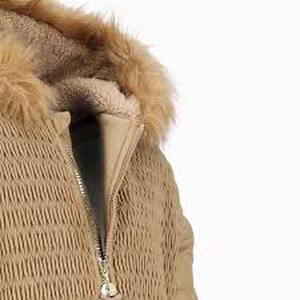 lot 13707 image: Faux Fur Hooded Winter snowsuit size medium