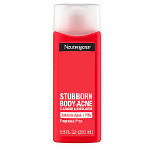 lot 14250 image: Neutrogena Body Acne Cleanser & Exfoliator 8.5oz