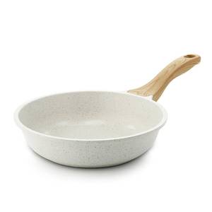 lot 4331 image: SENSARTE Nonstick Ceramic Frying Pan Skillet, 8-Inch Omelet Pan, Healthy Non Toxic Chef Pan, Induction Compatible Egg Pan with Heat Resistant Handle, PFAS-Free, White