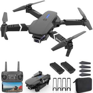 lot 4411 image: MOCVOO Drone With 1080P Camera for Adults Beginners Kids, Foldable RC Quadcopter, Toy Drones Gifts, FPV Drone Video, 2 Batteries, Carrying Case, One Key Start, Headless Mode, Waypoints fly, 360° Flips