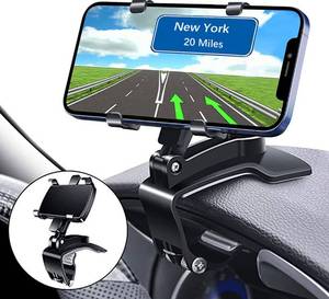 lot 8411 image: YAOKEEP Universal Car Phone Holder Mount,360 Degrees Rotation Dashboard Phone Holder Upgrade Clip Never Fall,car Phone Mount for iPhone,Samsung,Google,Nokia,and 4 to 7 Smartphones
