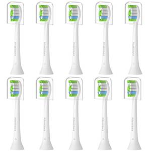 lot 8448 image: Pisonicleara Replacement Toothbrush Heads(10-pc) Compatible with Philips Sonicare Electric Tooth Brush Electric Tooth Brush Refill 4100 Hx6920 Hx9023