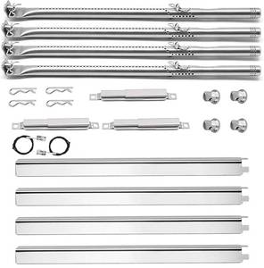 lot 11656 image: Grill Replacement Parts for Charbroil Performance 4 Burner 463354021 463365522 463353021 463351021 463351221, G327-2100-W1 Burner, G325-0002-W1 G428-5102-W1 Heat Tent, Igniters, Crossover Tube