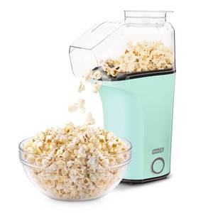 lot 11704 image: DASH Fresh Pop Popcorn Maker - Oil-Free, Air Popcorn Popper - With Measuring Cup & Recipe Guide - Perfect for Movie Nights - 16 Cups, Aqua