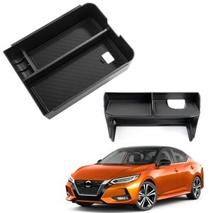 lot 11723 image: ANFOKAS Compatible with Nissan Sentra 2025 2024 2023 2022 2021 2020 Accessories Car Center Console Organizer Armrest Cover Armrest Storage Box Tray Insert Glove Pallet