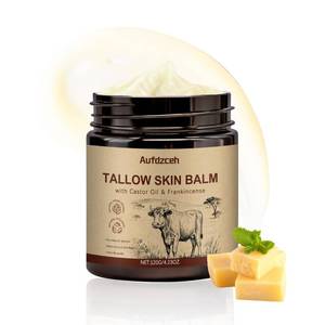lot 12258 image: Aufdzceh Beef Tallow for Skin �� Moisturizing Tallow Balm with Grass-Fed Beef Tallow, Castor Oil & Frankincense for Face & Body, Natural Nourishing Formula for Dry and Sensitive Skin