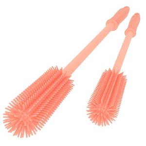 lot 12287 image: Silicone Bottle Cleaning Brush  2 Pack Water Bottle Brush Cleaner Brush for Hydro Flask,Glassware,Vacuum Sports Bottle&Vases,Water Bottle Cleaner Brush for Narrow Neck Containers