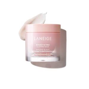 lot 12296 image: LANEIGE Bouncy and Firm Sleeping Mask Revitalize, Smooth, Peony & Collagen Complex, Barrier-Boosting Hydration