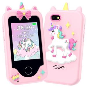lot 12341 image: Kids Phone Toys for Girls, 3 4 5 6 7 8 Year Old Boys Girls Christmas Birthday Gifts for Kids, 2.8 Touchscreen Smartphone Toddler Cell Phone, Children Play Toy Phone with Camera, Game, Music, 8GB Card