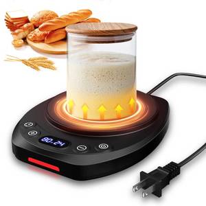 lot 12345 image: MQUPIN Sourdough Starter Warmer-Sourdough Warming Mat with Precise Temperature Control(70-120°F), Upgraded 0-24H Timer Alert & Memory Function Sourdough Warmer for Home Bread Baking,°F°C Adjustable