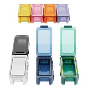 lot 14270 image: Hostda 8 Compartment Pill Organizer - Travel Portable Pill Case with Moisture-Proof Design, Medication Case for VitaminsFish Oil Supplements Storage (8 Compartments, 10-30 Pills Capacity)