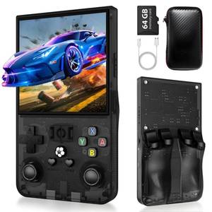 lot 14406 image: R36MAX Retro Handheld Game Console �� 18,000 Classic Games, 4.0 IPS Display, Linux System, 64GB Storage �� Your Retro Gaming Console and The to Relive Timeless Classics.(Yellow)