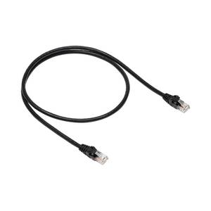 lot 14439 image: Amazon Basics RJ45 Cat 6 Ethernet Patch Cable, 10 Gbps High-Speed, 250MHz, Snagless, Gold-Plated Connectors, 3 Foot, Black