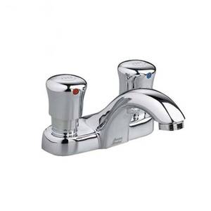 lot 15605 image: American Standard 1340225.002 Metering 4-Inch Centerset 2-Handle Faucet 1.0 gpm3.8 Lpf