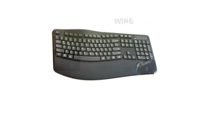 lot 15623 image: K399 Ergonomic Wireless Keyboard with USB Receiver