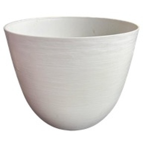 lot 15630 image: Tera Large White Decorative Planter