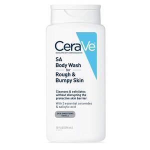 lot 16178 image: CeraVe Body Wash with Salicylic Acid, Fragrance Free Body Wash to Exfoliate Rough and Bumpy Skin, Allergy Tested, 10 Ounce