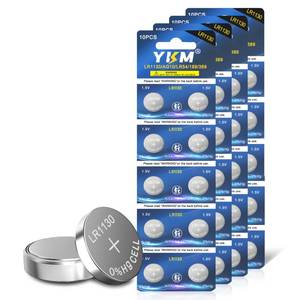 lot 16207 image: YKM AG10 LR1130 Battery L1131f L1131 L1131c 389 390 LR54 LR 1130 1.5V Alkaline Batteries for Calculator Watch Battery 40 Pack