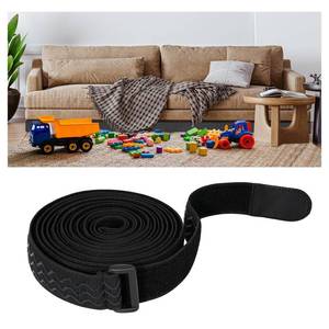 lot 16222 image: Podomio Under Couch Blocker for Kid and Pet Toys, Adjustable Toy Blocker for Under Couch, Toy Blocker Stop Things from Going Under Sofa, Bed, and Other Furniture, Easy to Install, 1.6 x 157 inch