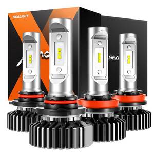 lot 16322 image: SEALIGHT 9005 H11 Fog Light Bulbs Combo with 1200 Feet High Visibility, 60,000LM Super Bright H11H8 9005HB3 Lights Bulbs, Plug and Play, Pack of 4