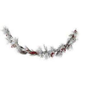 lot 4404 image: Peppermint Square 6ft Christmas Garland