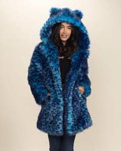 lot 7767 image: Foax fur Coat Blue Unknown Size