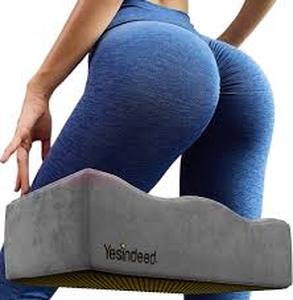 lot 7768 image: Brazilian Butt Lift Support Cushion Set - Grey