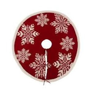 lot 8429 image: Christmas Tree Bottom with Snowflake Design