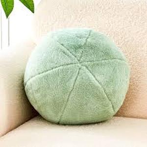 lot 11694 image: Republic Clothing Group 10-inch Round Decorative Pillow