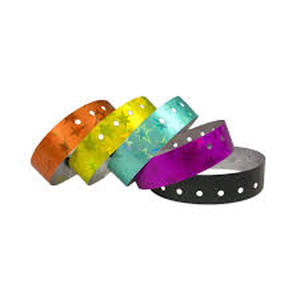 lot 12257 image: Holographic Wrist Bands 50ct