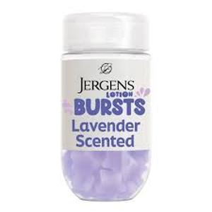 lot 12318 image: Jergens Lavender Lotion Bursts, Squishy Star-Shaped Moisturizer Bursts, 38 Ct