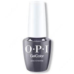 lot 14273 image: OPI GelColor Less is Norse  Opaque Dark Cool Gray Blue Cr�me LED Cure Gel Nail Polish  Salon-Quality Shine, Long-Lasting Wear  Vegan & HEMA Free  0.5 Fl Oz