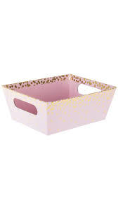 lot 20363 image: Floral Pattern Storage Bin with Handles 7��x9��