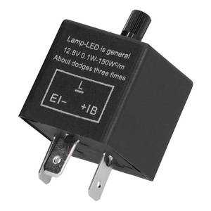 lot 4042 image: Zpana Car Flasher Relay, 12V 3 Pins Adjustable Electronic CF-13KT LED Turn Signal Relaying for Fixing Hyper Blink Flash, Auto Light Accessories, Universal for Sedan SUV Motorcycle