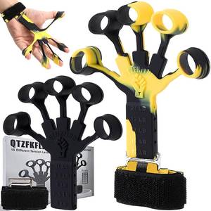 lot 4070 image: Grip Strength TrainerForearm Strengthener, 2PCS Upgraded Finger Strengthener, Hand Grip Strengthener, Finger Resistance Band for Wrist Physcial Rehabilitation10 Resistance Levels