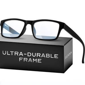 lot 4083 image: IBOANN 1.5 Reading Glasses for Men Readers Mens Stylish Blue Light Blocking Computer Eyeglasses