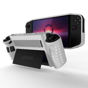 lot 4108 image: TGDPLUE Protective Case Compatible with Legion Go Handheld Console,Soft Grip TPU Cover with Shock-Absorption,Anti-Scratch for Lenovo Legion GO 8.8 in(White)