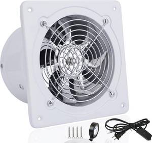 lot 4111 image: ACEDUROBLA 6 Wall Mounted Exhaust Fan, 460CFM Metal Iron Ventilation Extractor, Silence Anti-backflow Check Valve Window and Wall Mount Vent Fans for Ceiling Kitchen Bathroom Attic Grow Tent Garage