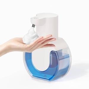 lot 4137 image: Ipefan Automatic Soap Dispenser Touchless,Rechargeable Foaming Soap Dispenser,15oz420ml Smart Hand Soap Dispensers,4-Level Adjustable,Wall Mount for Bathroom Kitchen Dish Soap,Hands-Free
