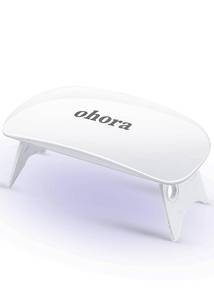 lot 4139 image: ohora Care LED Lamp for Semi Cured Gel Nail Strips - 6W Max, 2 Timers (45s  60s), Portable Lamp for Curing Gel Nail Art, For Gel Stickers and Strips Only