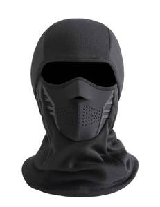 lot 4457 image: IRELIA Winter Windproof Fleece Ski Mask Balaclava Headwear Motorcycle Thermal Face Mask Bandanas Black