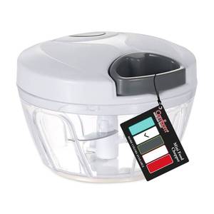 lot 4482 image: Cambom Manual Food Chopper Vegetable Cutter, Hand String Vegetable Chopper Onions Cutter for Vegetable Fruits Nuts BPA Free Food Safe Material, 550ml White