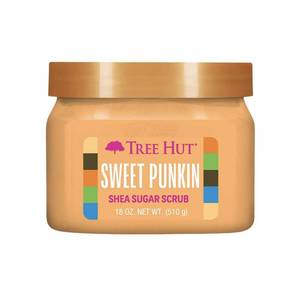 lot 8034 image: Tree Hut Shea Sugar Scrub Sweet Punkin  Exfoliating Body Scrub Removes Dead, Dry Skin for a Soft & Hydrated Feel  Nourishing Essential Body Care  18 fl oz.